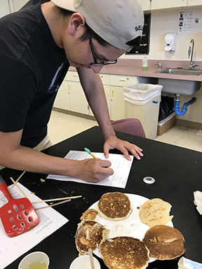 Student records data on pancakes