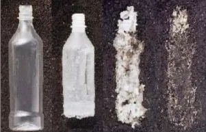Biodegradable plastic. 