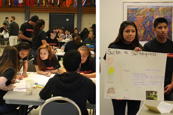 High school students make presentation at SMILE Challenge on bioenergy